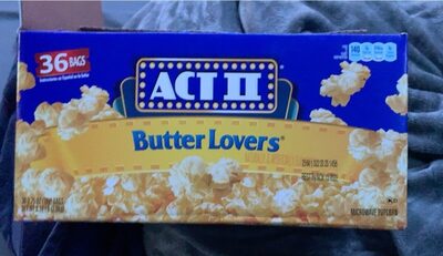 Act Ii Butter Lovers Popcorn