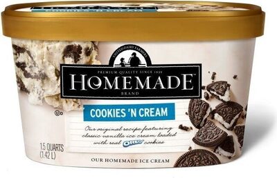 Cookies 'n cream ice cream