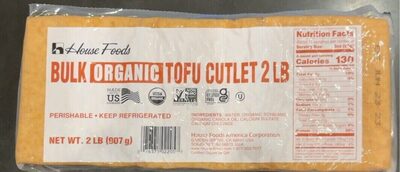 Bulk Organic TOFU Cutlet
