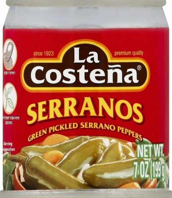 La costena  serrano peppers