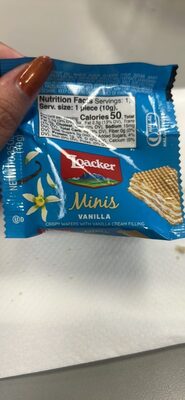 Minis Vanilla Crispy Wafers with Vanilla Cream Filling