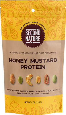 Second nature honey mustard glazed almonds