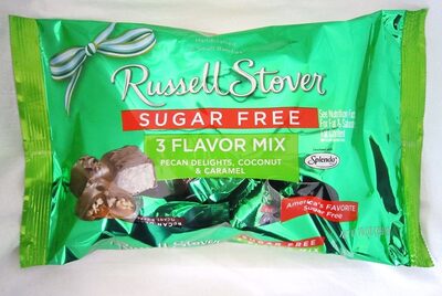 Sugarfree flavor mix laydown ounce russel stover