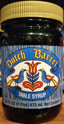 Dutch barrel table syrup