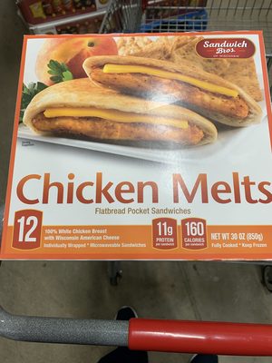 Flatbread pocket sandwiches