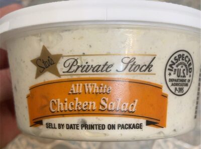 All white chicken salad