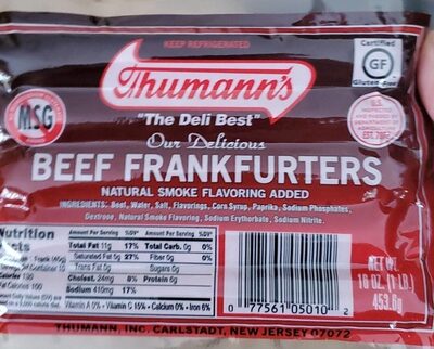 beef frankfurters