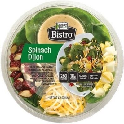 Spinach dijon classic salad