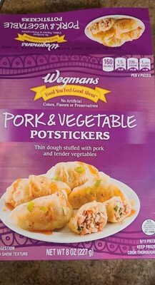 Pork and vegetable pot stickers