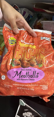 Meatballs with Romano Cheese