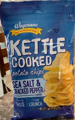 Sea Salt & Cracker Papper Kettle Cooked Potato Chips