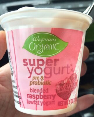 Raspberry Lowfat Super Yogurt