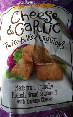 Cheese & Garlic Twice Baked Croutons