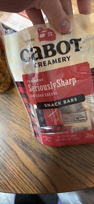 Seriously Sharp Cheddar Cheese Snack Bars