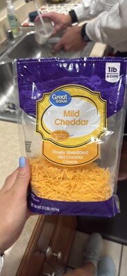 Mild Cheddar Finely Shredded Mild Cheddar Cheese