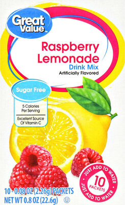 Drink Mix, Raspberry, Lemonade