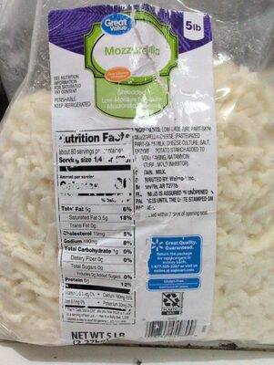 Shredded Mozzarella Cheese
