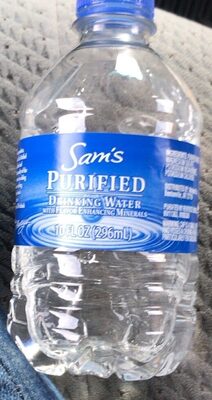 Sams purified drinking water