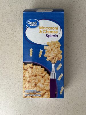 Macaroni & cheese spirals