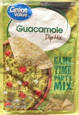Guacamole dip mix