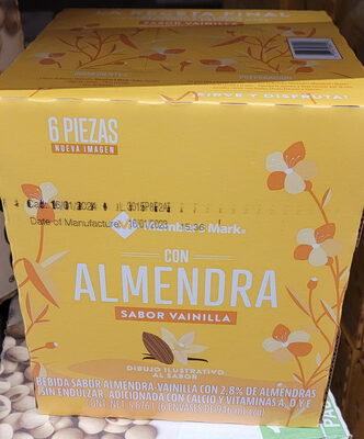 Almendra con sabor vainilla