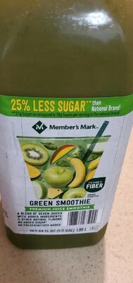 Premium green juice smoothie