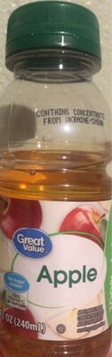 100% apple juice