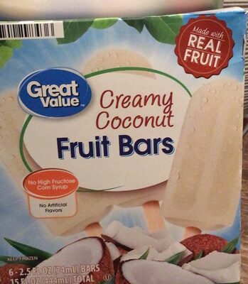Creamy coconut bars