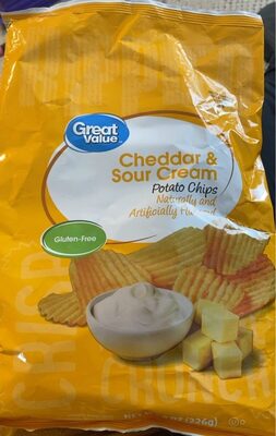 Cheddar & sour cream potato chips