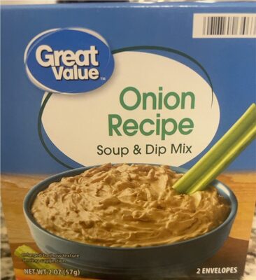 Onion recipe soup & dip mix