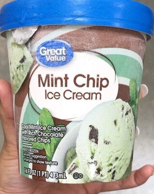 Mint chip ice cream