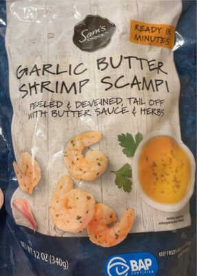 Garlic butter shrimp scampi