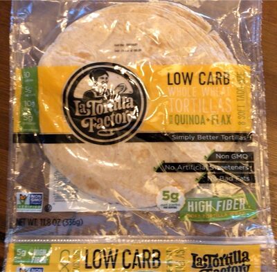 Low carb whole wheat tortillas