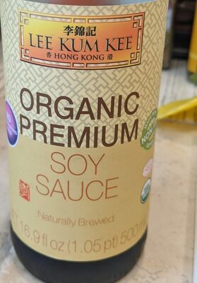 Organic premium soy sauce