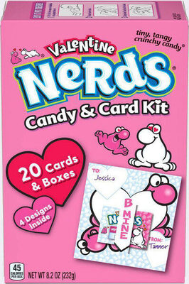 Valentine& day exchange candy & card kit