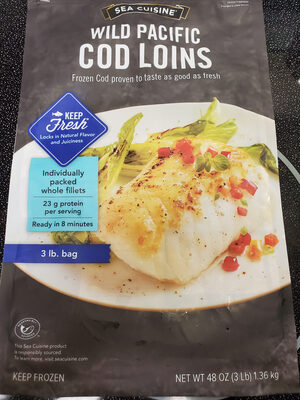 Wild pacific cod loins