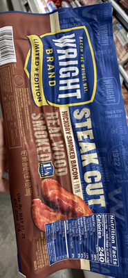 Steak Cut Hickory Smoked Bacon