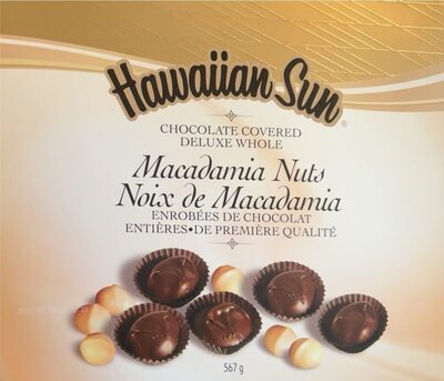 Chocolate covered deluxe whole Macadamia Nuts