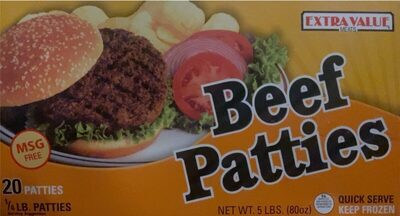 Beef patties