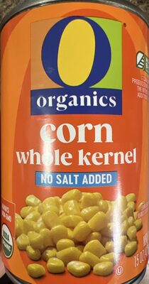 Organic Whole Kernel Corn, No Salt Added