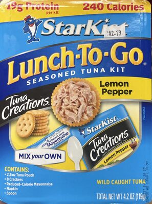 Lunch-to-go Seasoned Tuna Kit