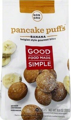 Pancake puffs banana