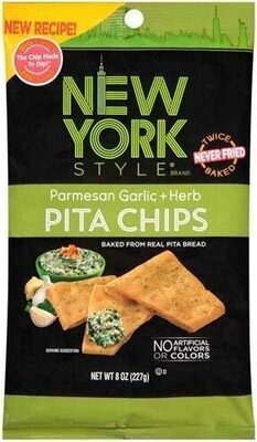Garlic parmesan pita chips