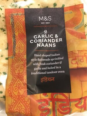 2 Naans à l'ail et à la coriandre