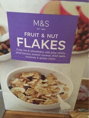 Fruit and nut flakes