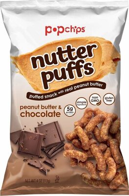Peanut Butter & Chocolate Puffed Snack, Peanut Butter & Chocolate