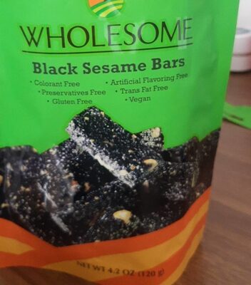 Black sesame bars