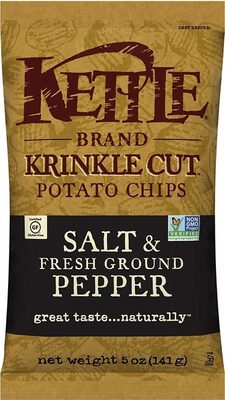 Potato Chips Krinkle Cut Salt & Fresh Ground Pepper