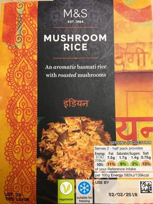 Mushroom rice