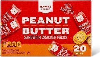 Peanut butter sandwich cracker